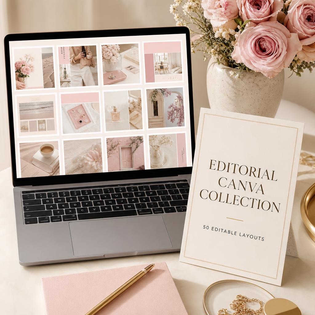 Editorial Canva Collection mockup